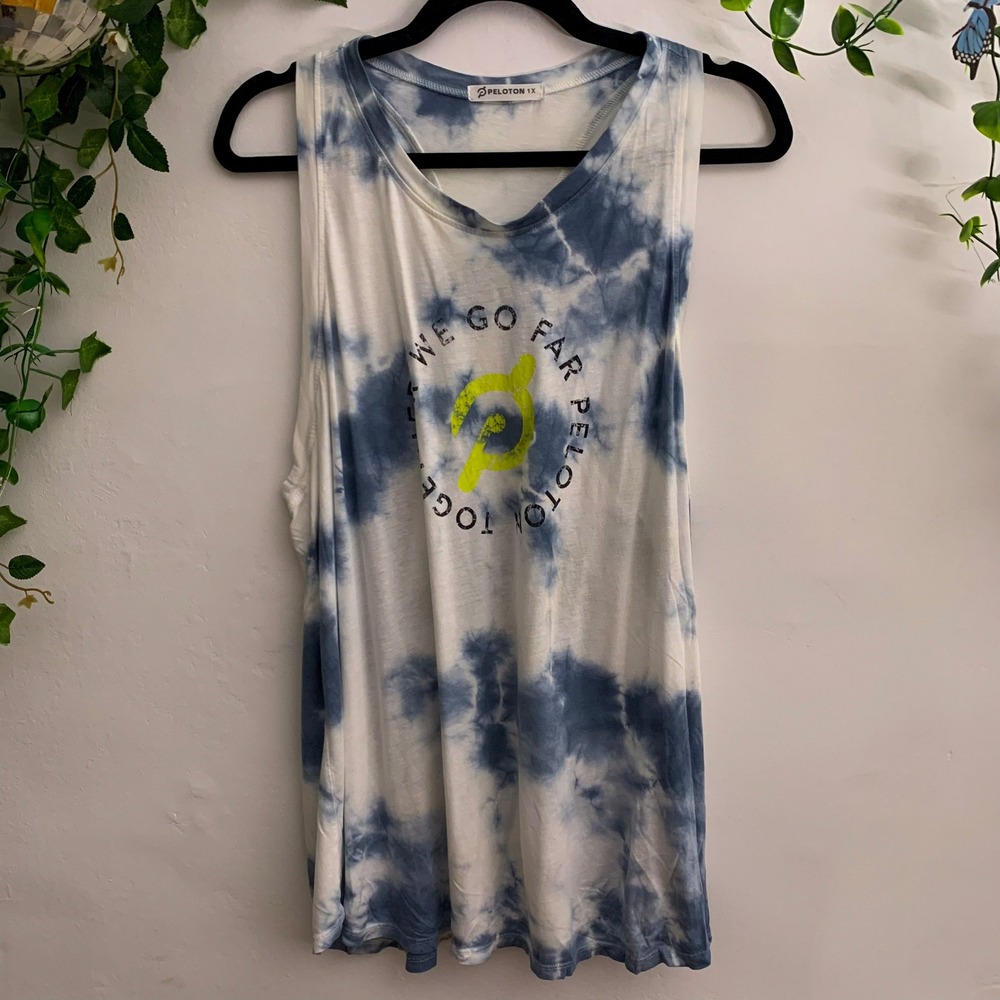 Peloton Tie Dye Together We Go Far Tank Top